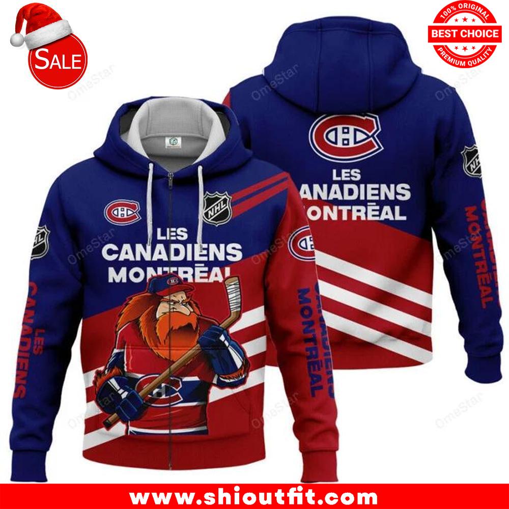 Les Montreal Canadiens All Over Print Hoodie