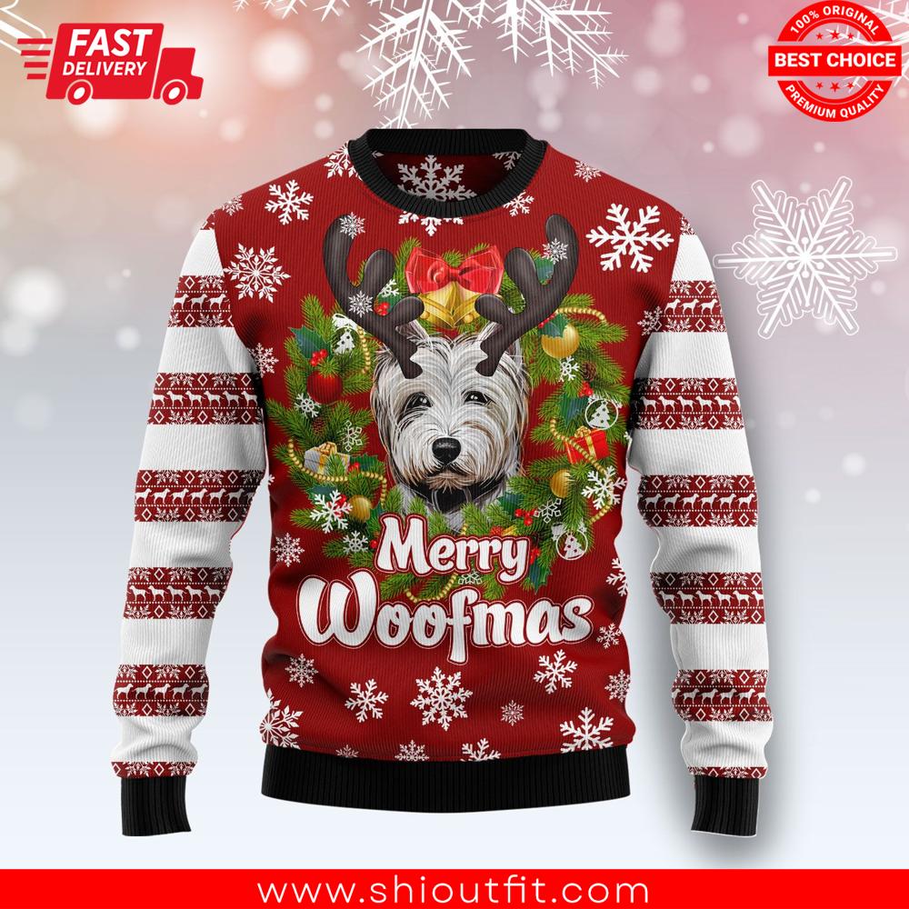 Merry Woofmas Ugly Christmas Sweater