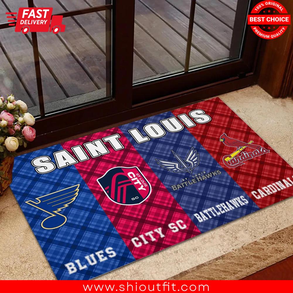 St. Louis Cardinals Blues City SC Battlehawks 4 sports logo team