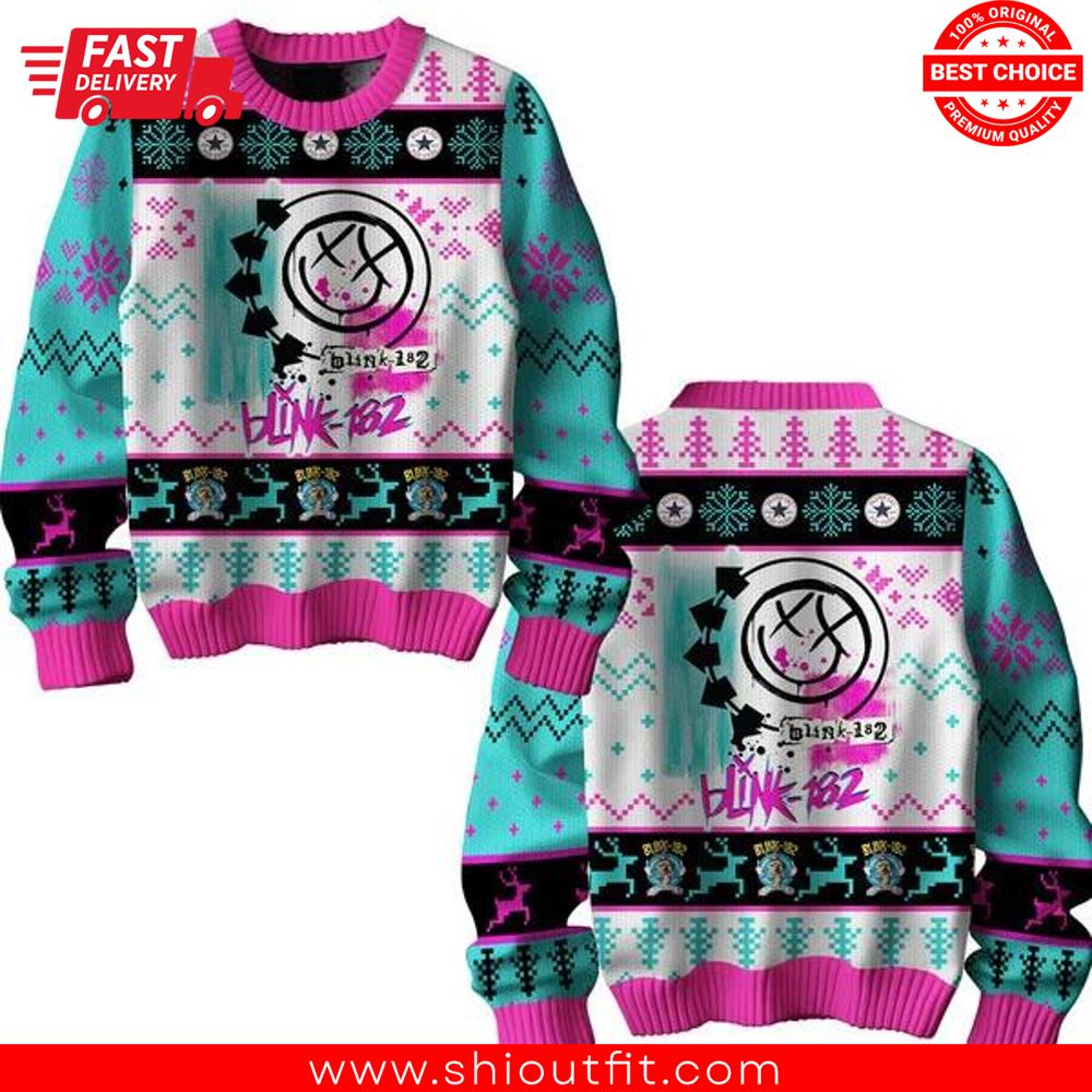 Blink-182 Ugly Christmas Sweater