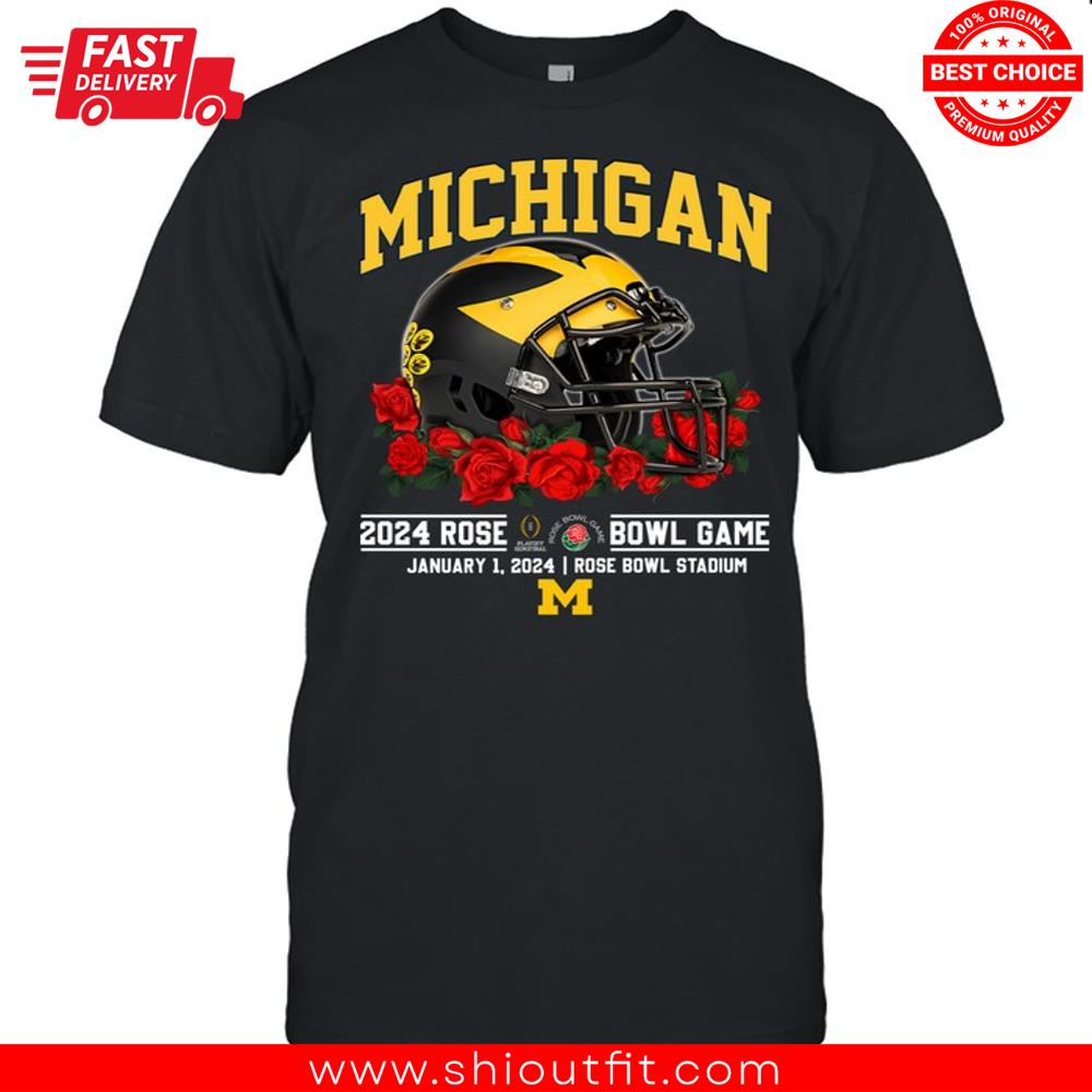 Michigan 2024 Rose Bowl Game Shirt - Shioutfit