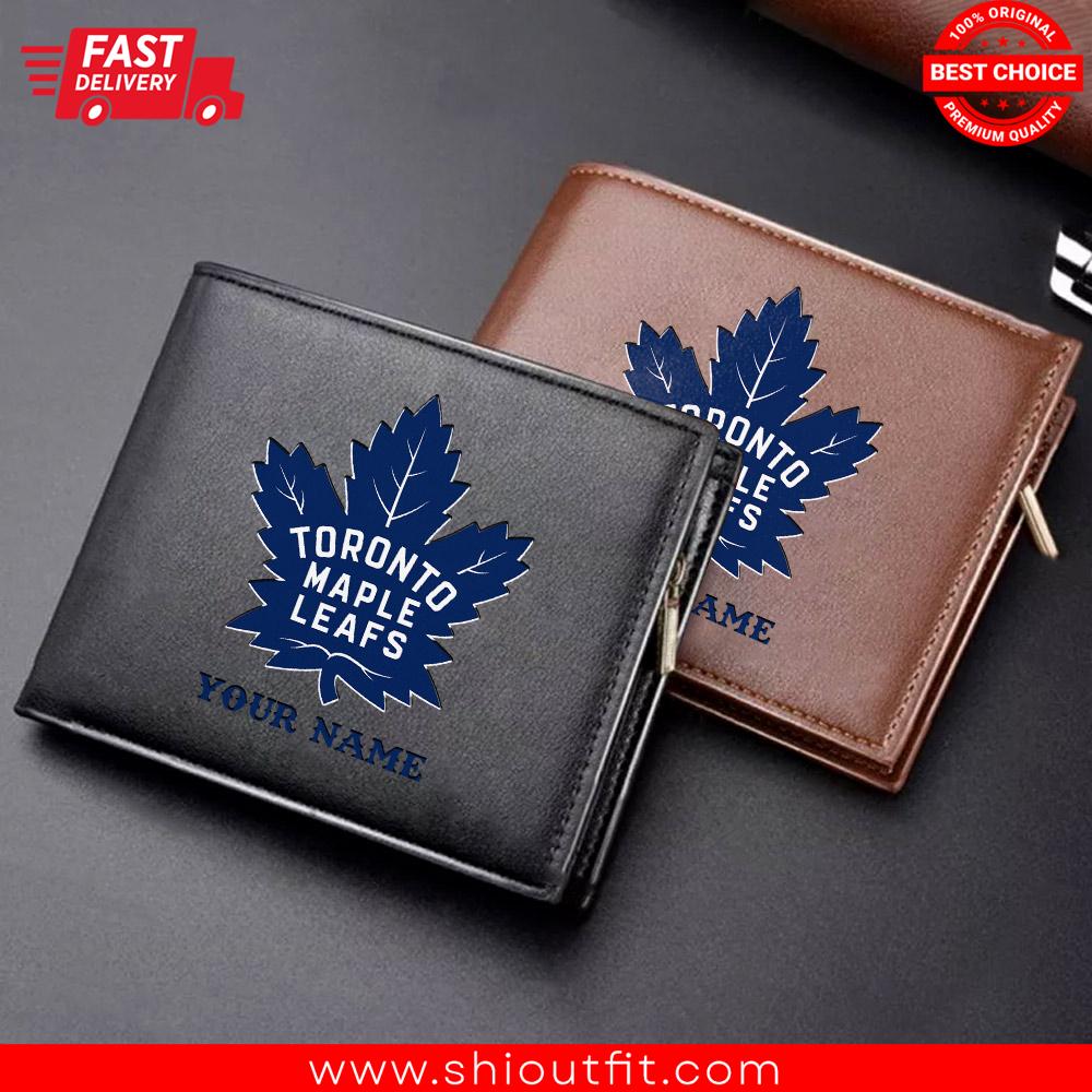 NHL Toronto Maple Leafs Personalized Leather Wallet