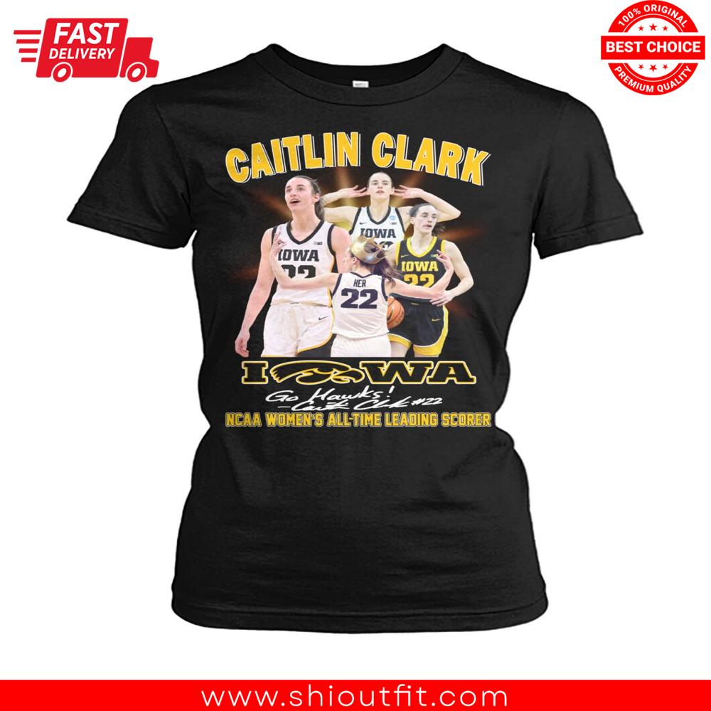 Caitlin Clark Iowa Ncaa Women'S All Time Leading Scorer Women Shirt