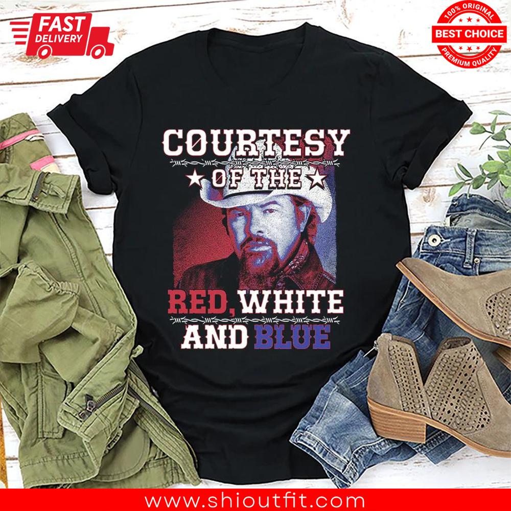 Toby Keith Courtesy Of The Red White And Blue Women Shirt