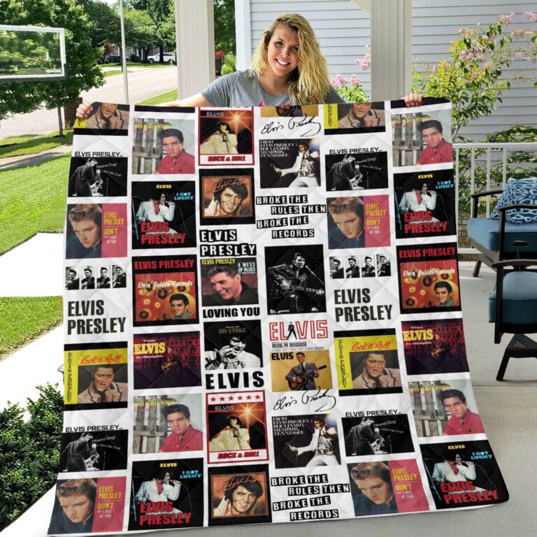 Elvis Presley Quilt Blanket