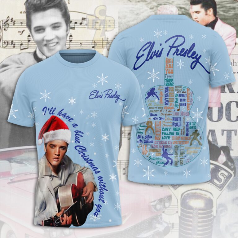 Elvis Presley Christmas 3D Shirt