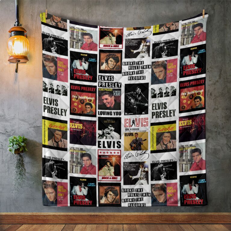Elvis Presley Quilt Blanket