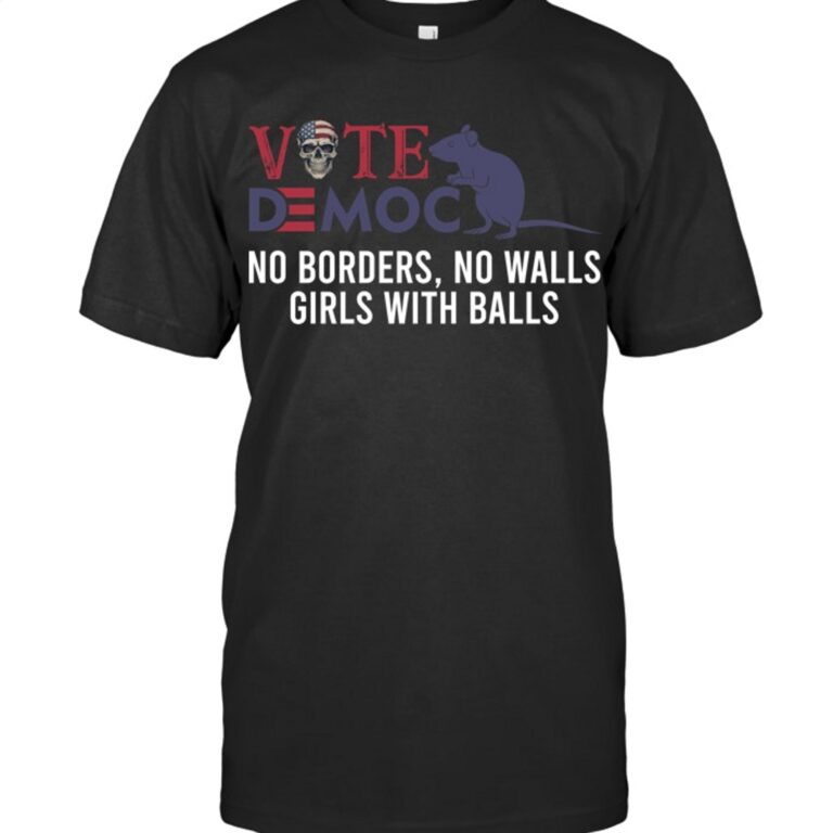 No Borders No Walls Girl With Balls Shirt