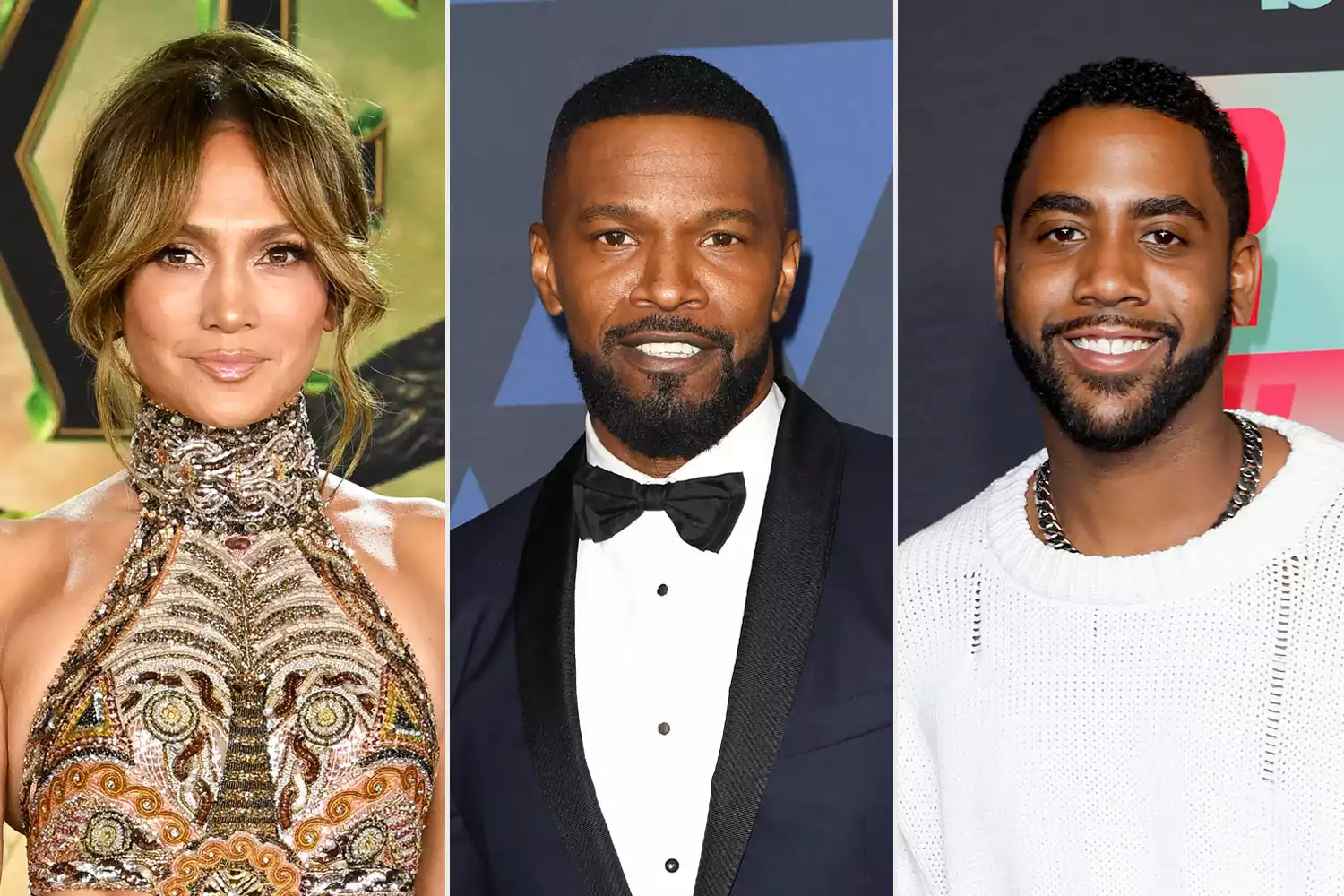 Jennifer Lopez and Jharrel Jerome recall how Jamie Foxx helped them both navigate some tricky times