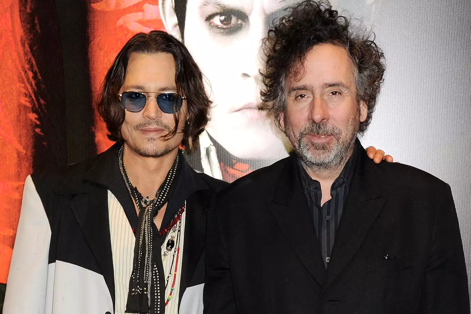 Johnny Depp and Tim Burton in 2012