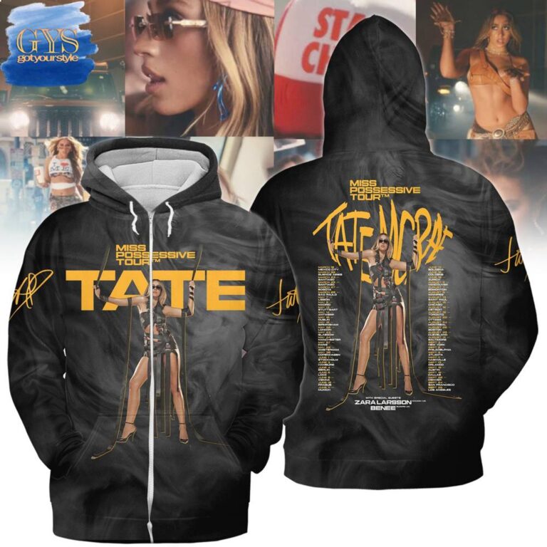Tate McRae Miss Possessive Tour Merch 3D Shirt