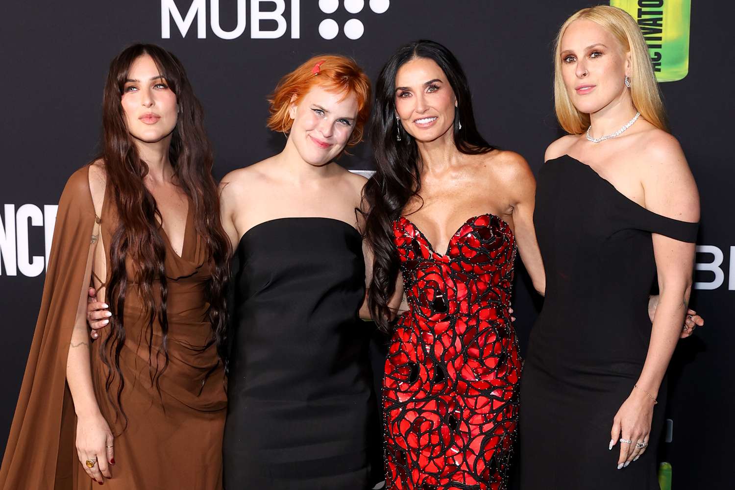 Demi Moore and Bruce Willis' daughters cheer Moore's Golden Globes win