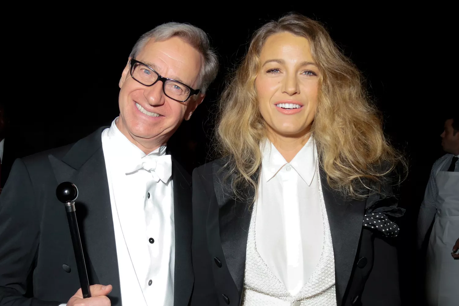 Paul Feig and Blake Lively.