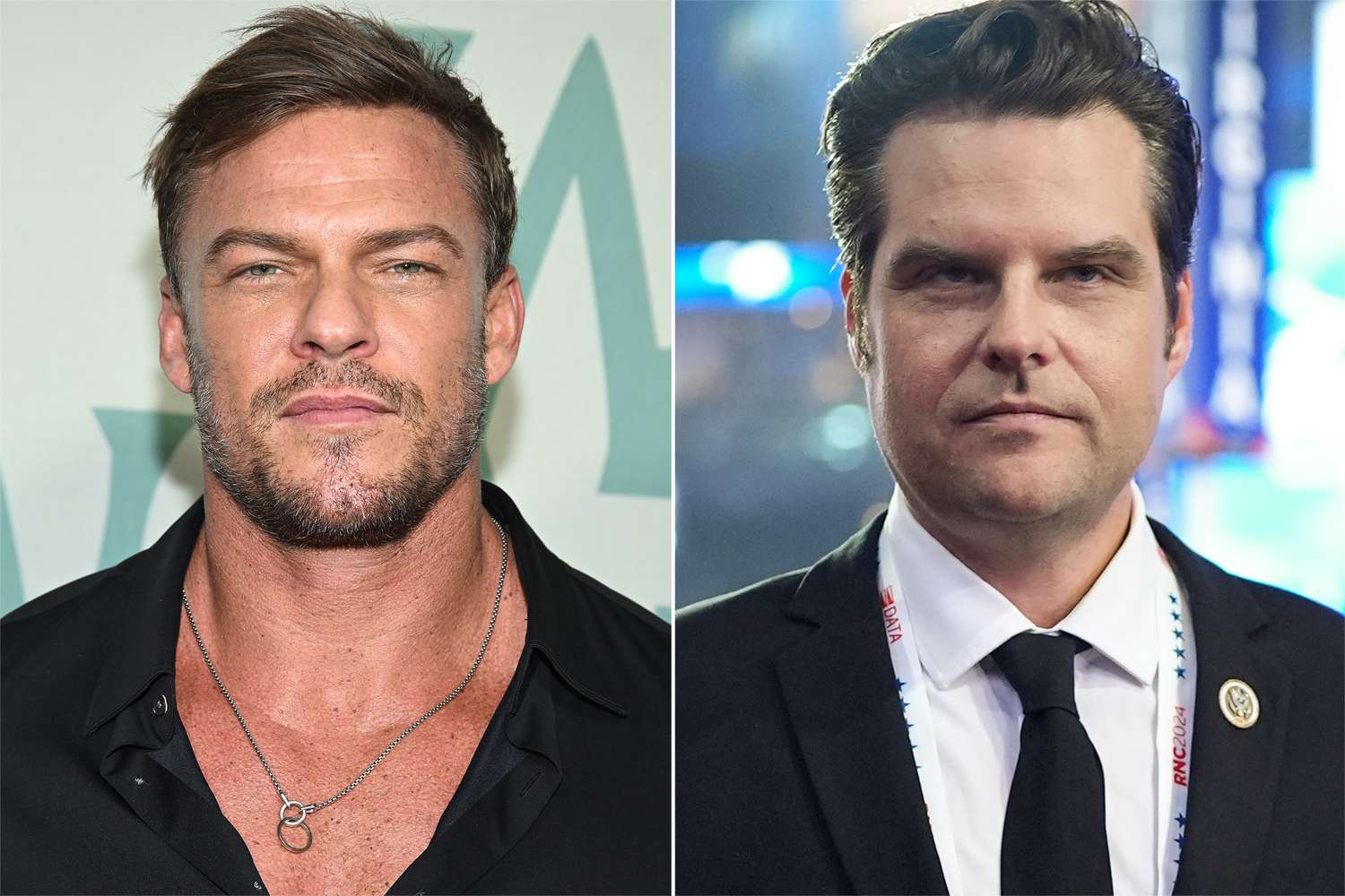 Alan Ritchson calls his childhood classmate Matt Gaetz a 'motherf---er'