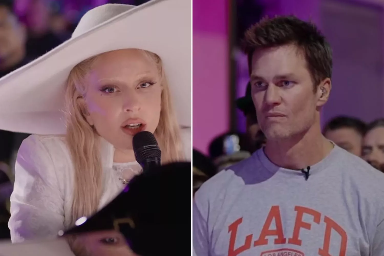 Lady Gaga; Tom Brady