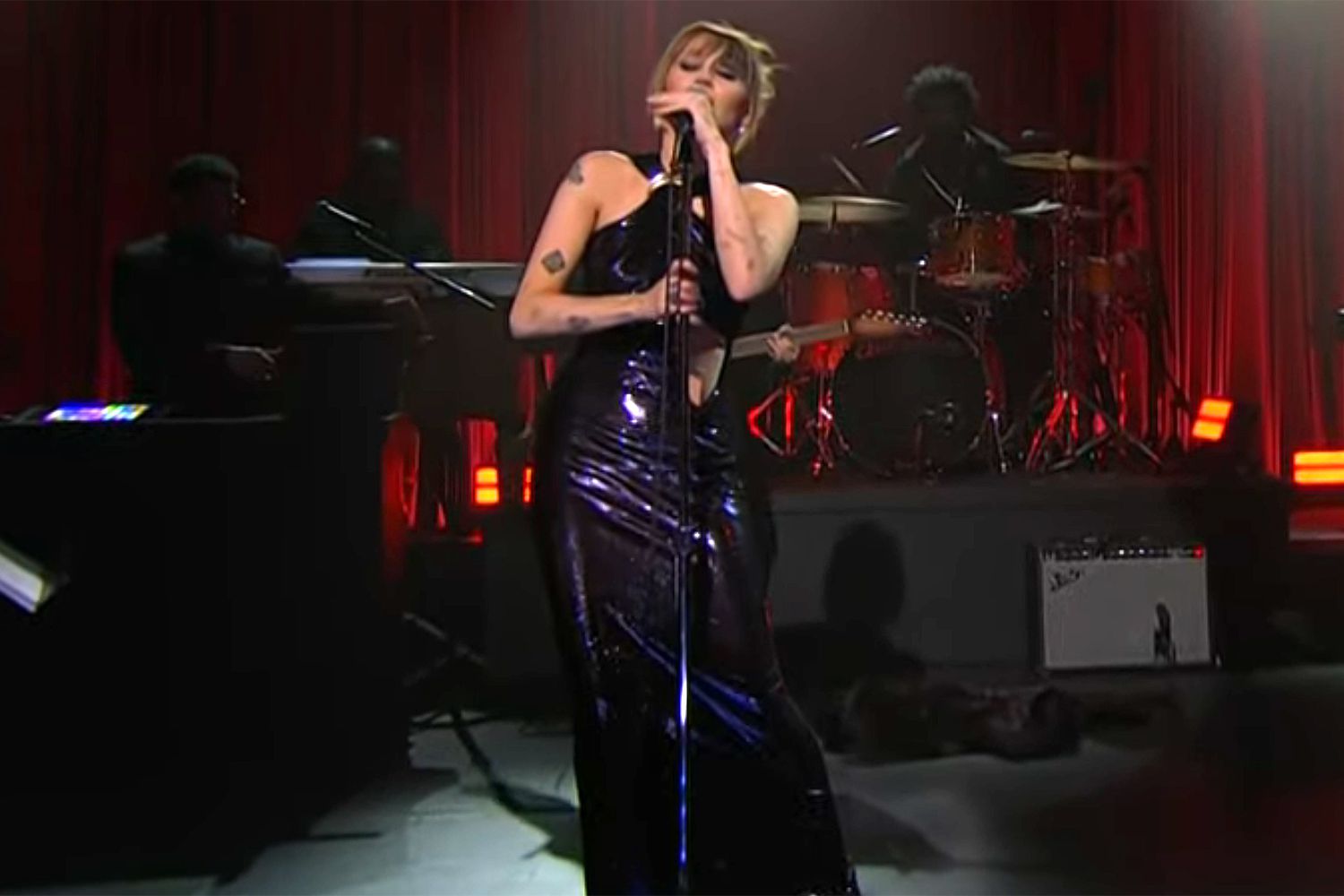 Miley Cyrus performs Sinead O'Connor version of Prince song on 'SNL50' years after feud