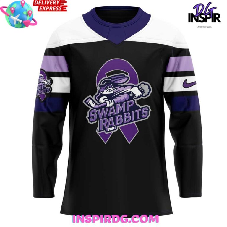 Greenville Swamp Rabbits Fight Cancer Hockey Jersey
