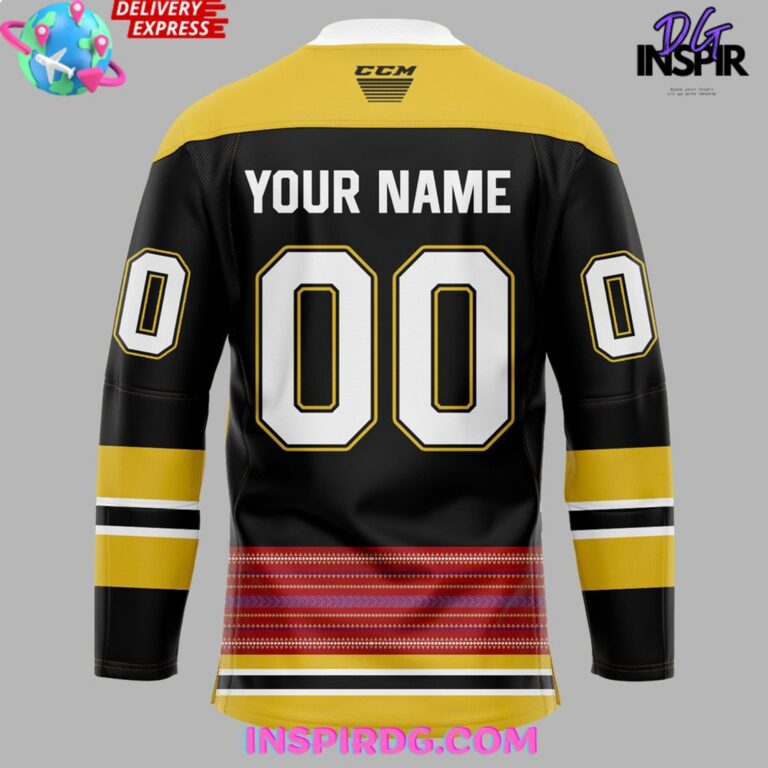 Personalized Brandon Wheat Kings Louis Riel Night Hockey Jersey