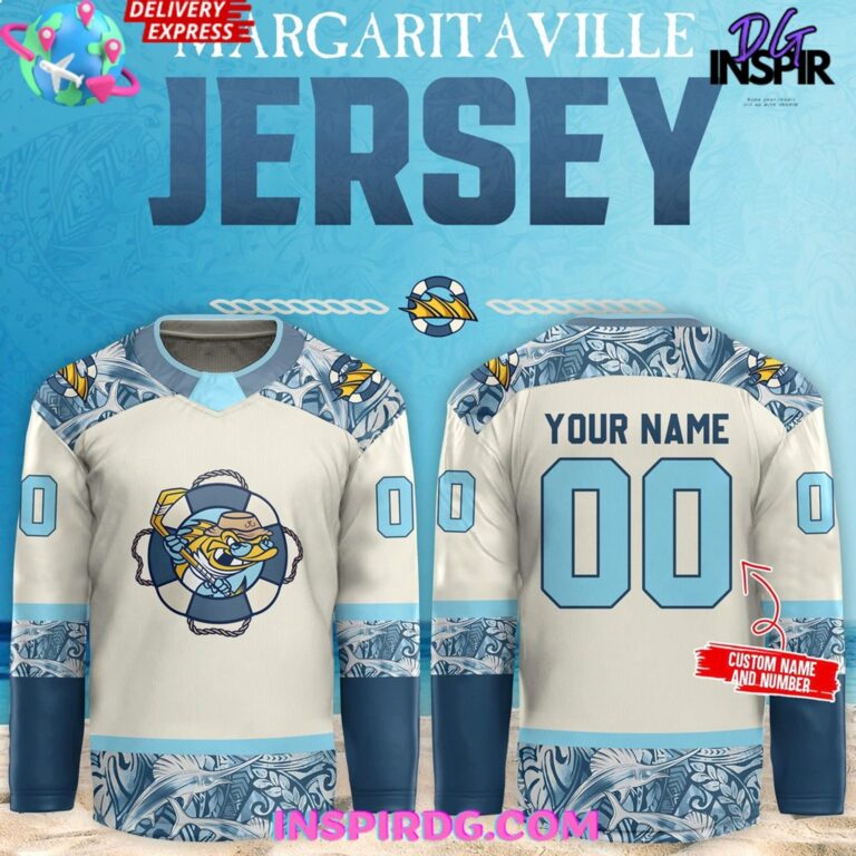 Personalized Toledo Walleye Margaritaville 2025 Hockey Jersey